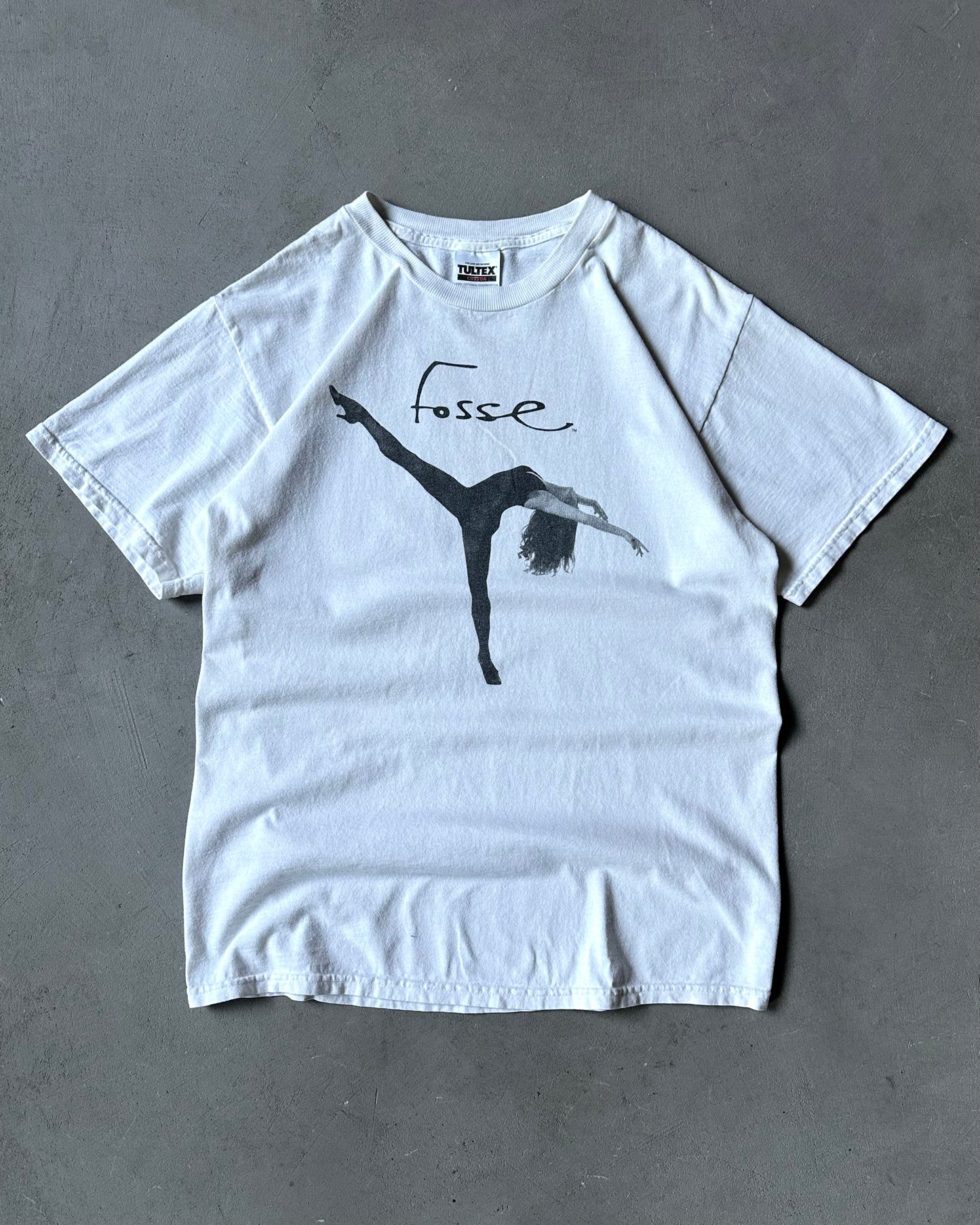 1990s - White Fosse T-Shirt - M