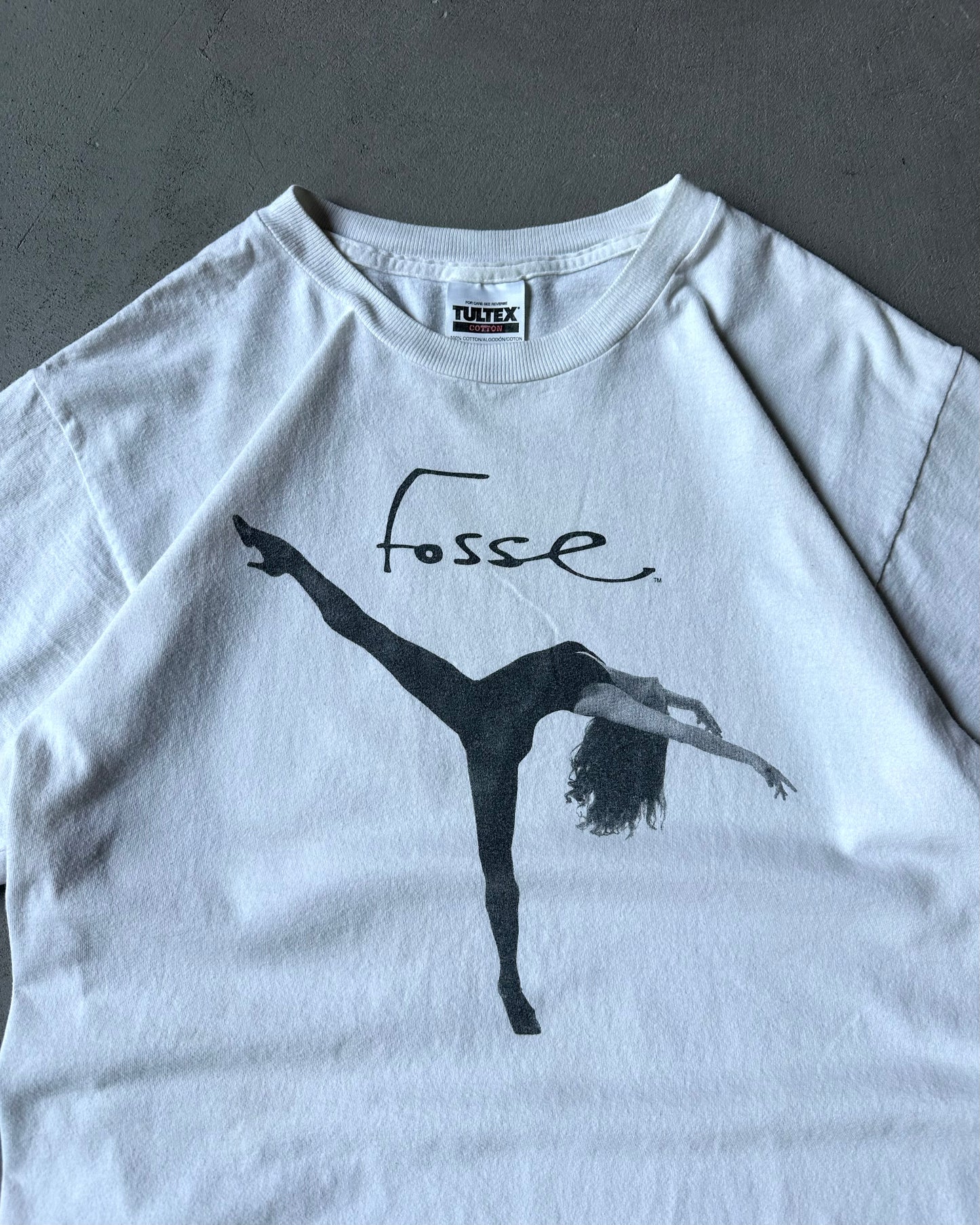 1990s - White Fosse T-Shirt - M