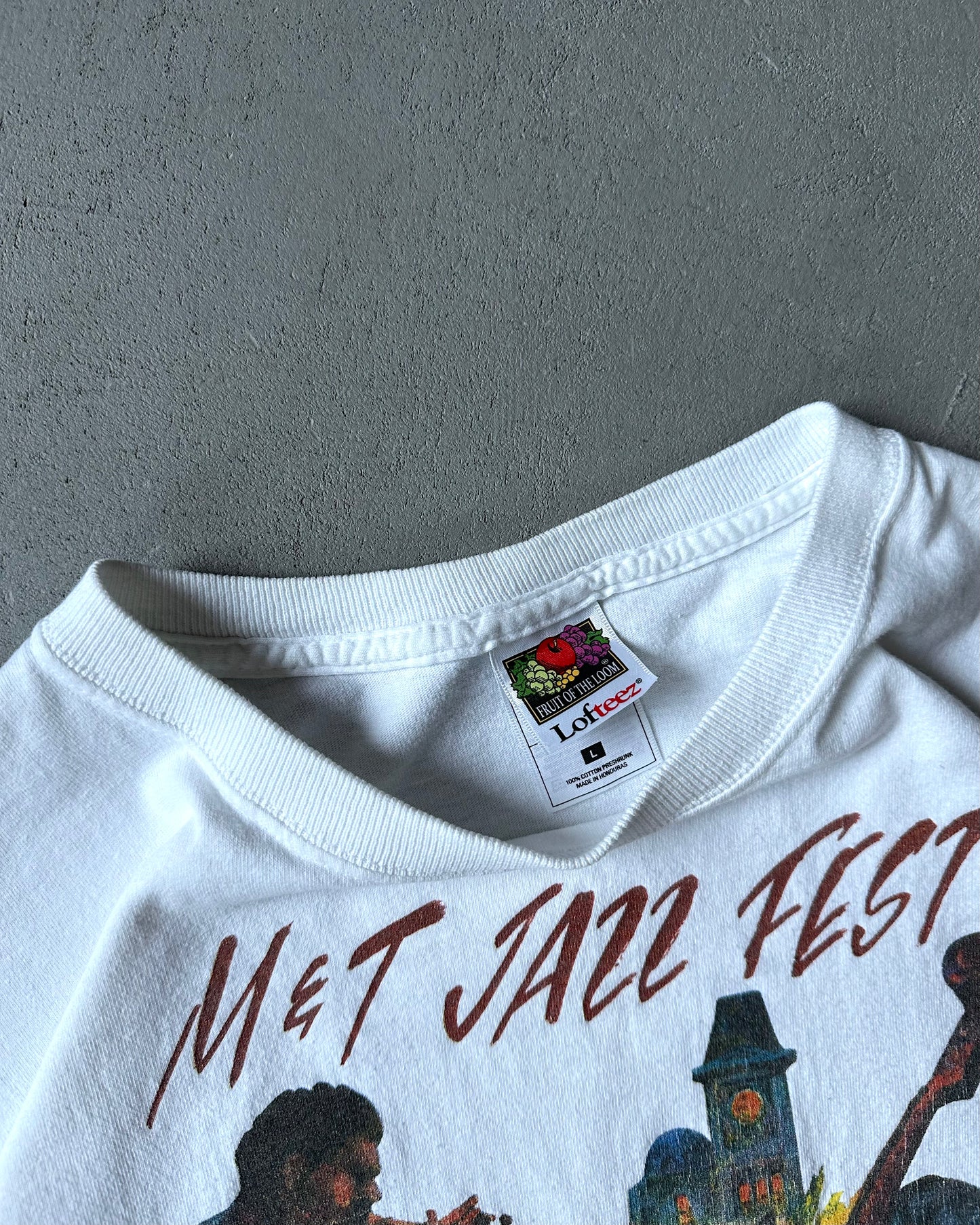 2000s - White Jazz Fest T-Shirt - M