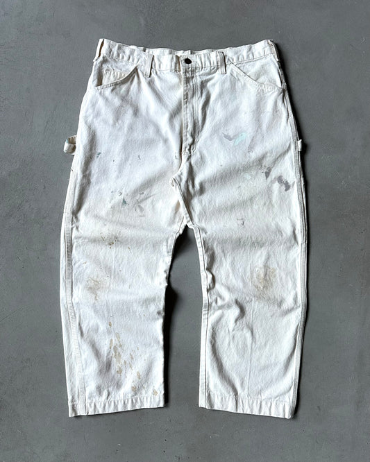 1980s - Cream Dickie's Painter Pants - 35x26