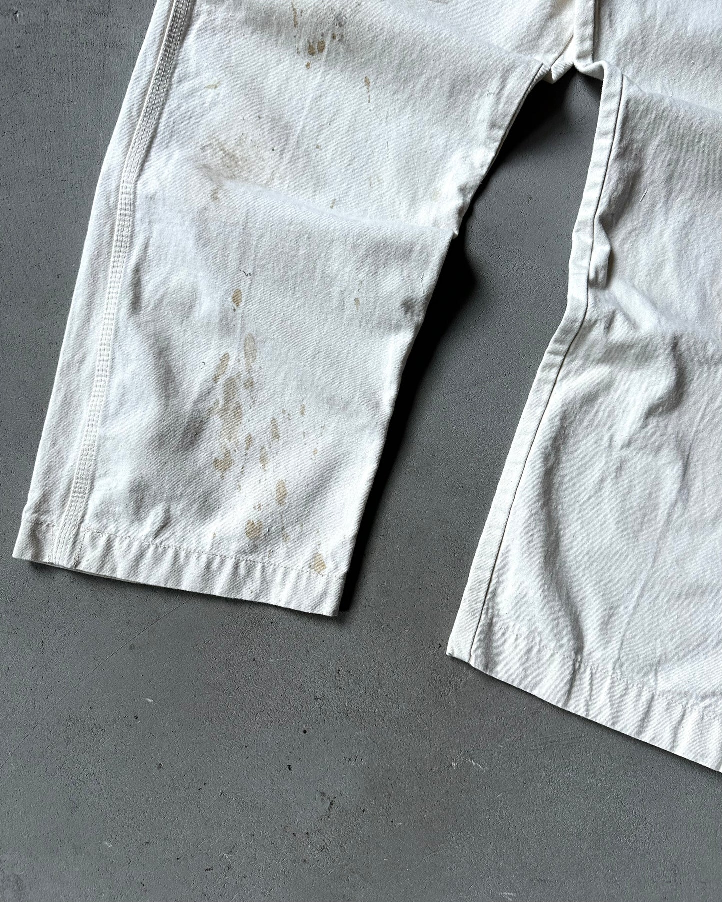 1980s - Cream Dickie's Painter Pants - 35x26