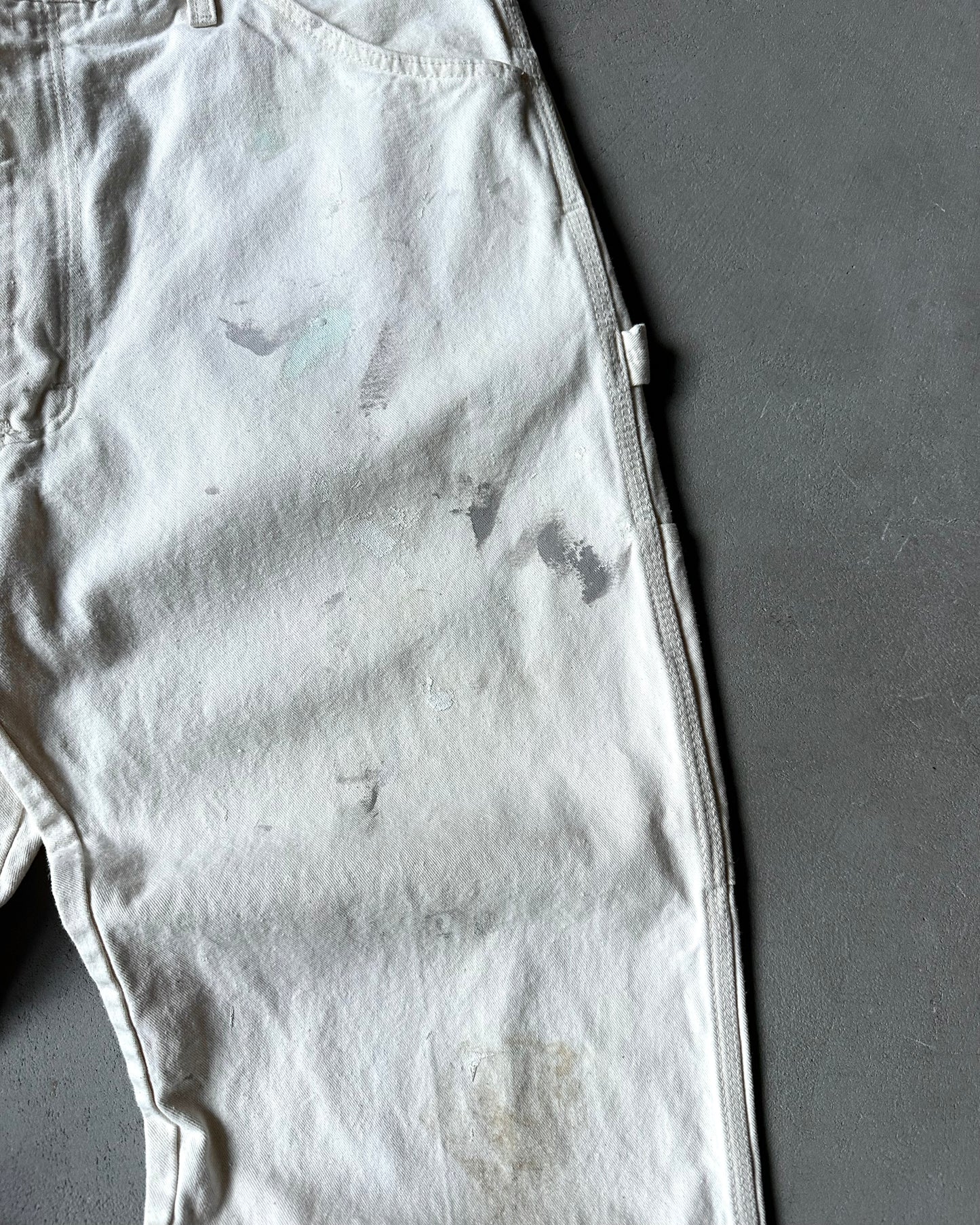1980s - Cream Dickie's Painter Pants - 35x26