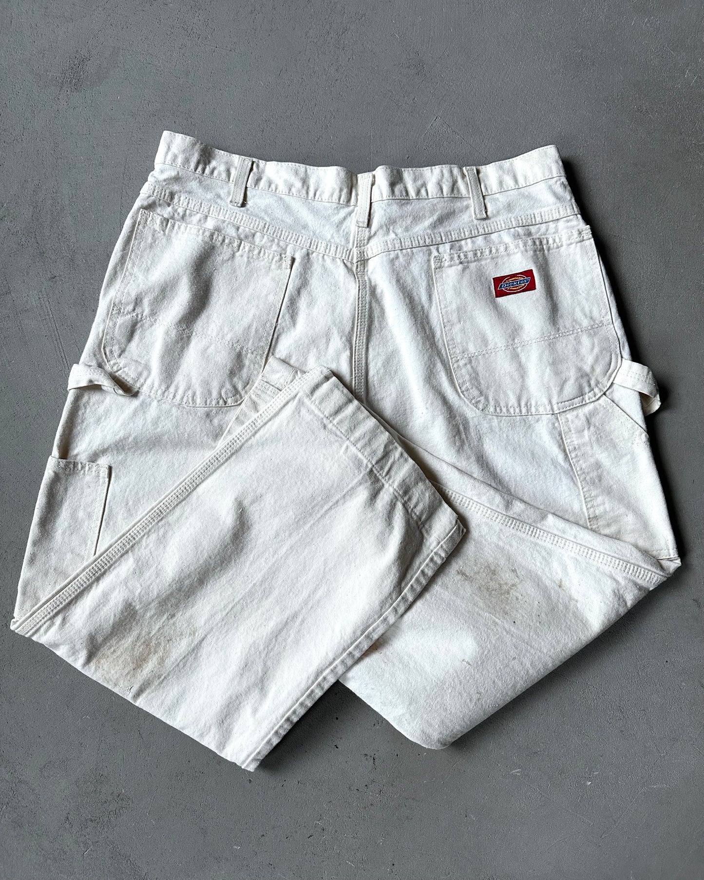 1980s - Cream Dickie's Painter Pants - 35x26