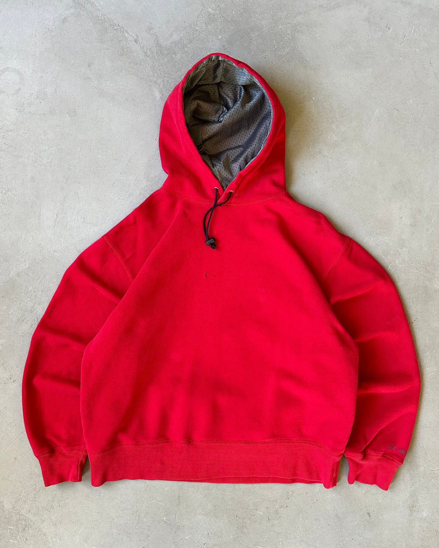 1990s - Distressed Red GAP Hoodie - L