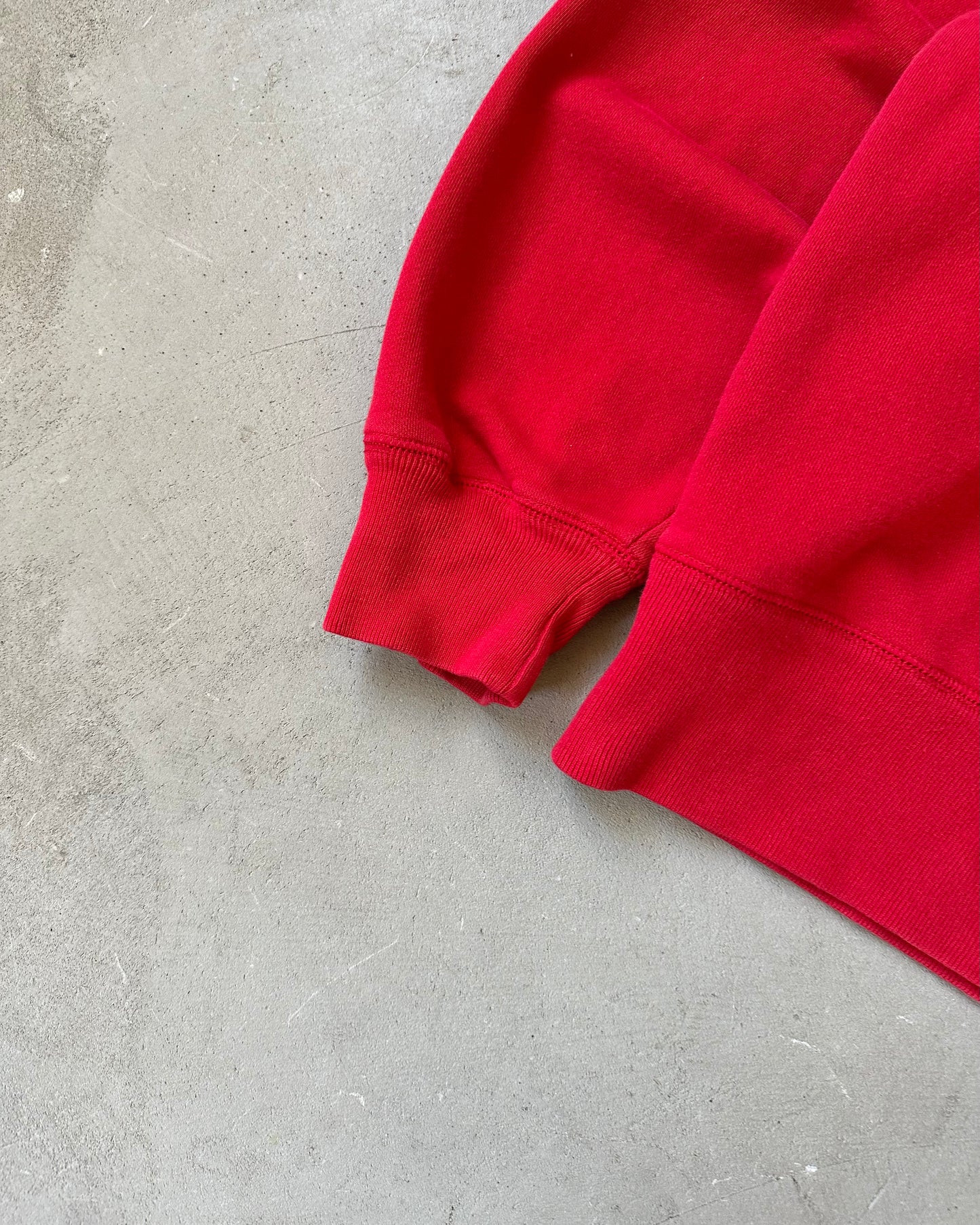 1990s - Distressed Red GAP Hoodie - L