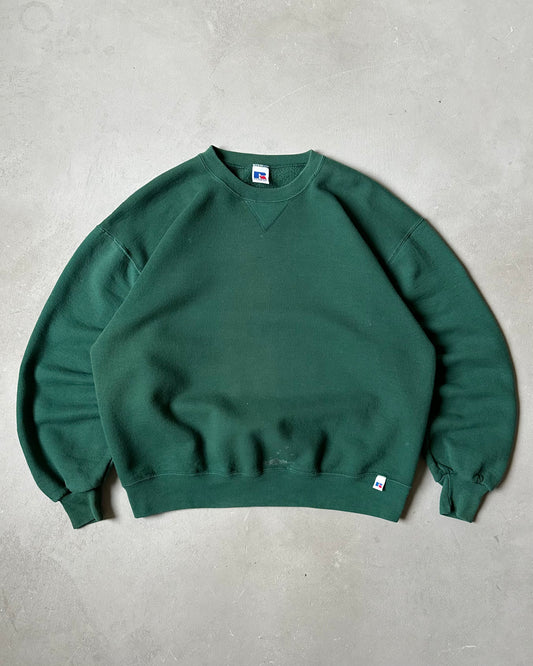1990s - Green Russell Crewneck - M/L