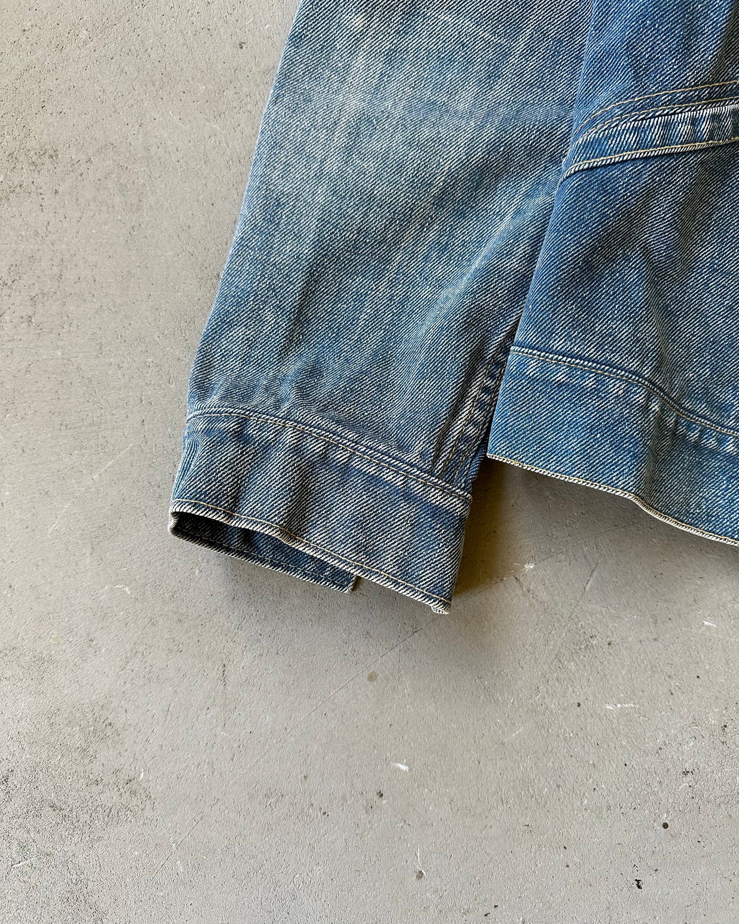 1970s - Faded Old Bond Denim Jacket - (W)S