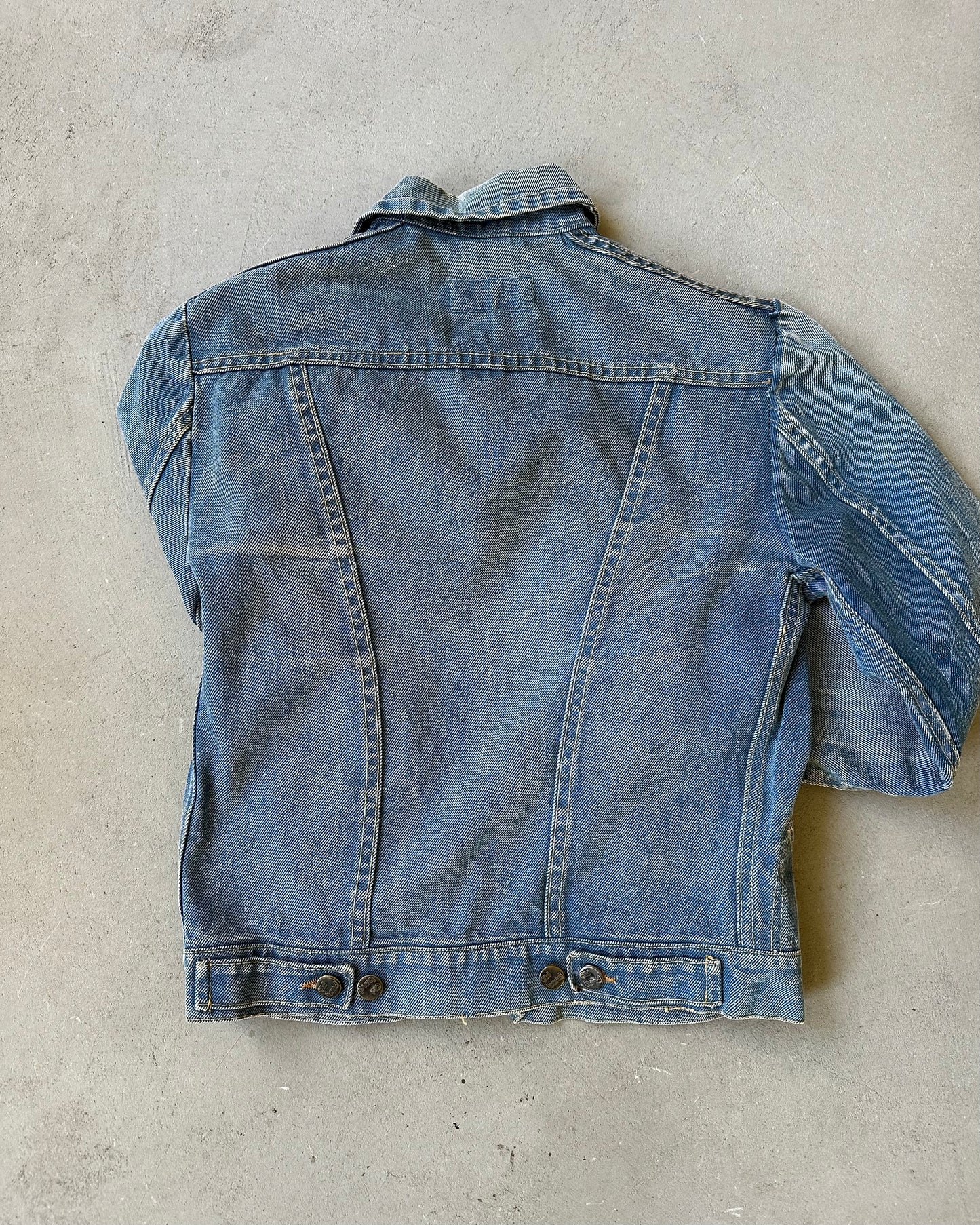 1970s - Faded Old Bond Denim Jacket - (W)S