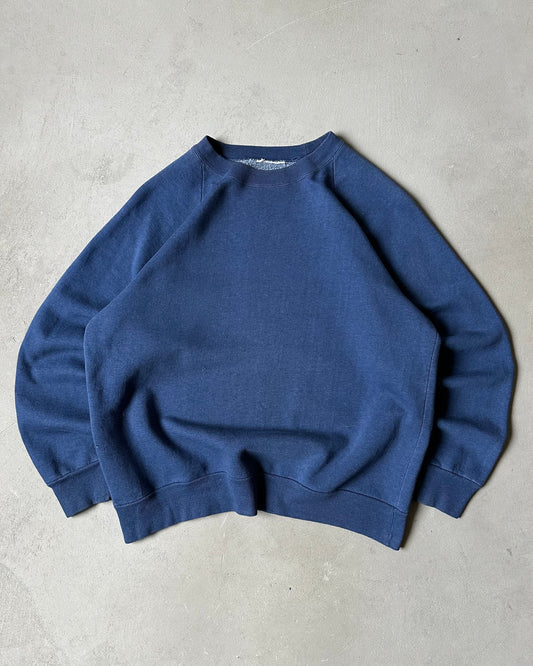 1970s - Navy Blank Crewneck - S/M