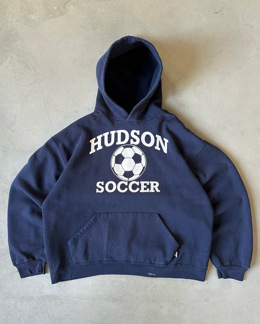 1990s - Navy Hudson Russell Hoodie - M