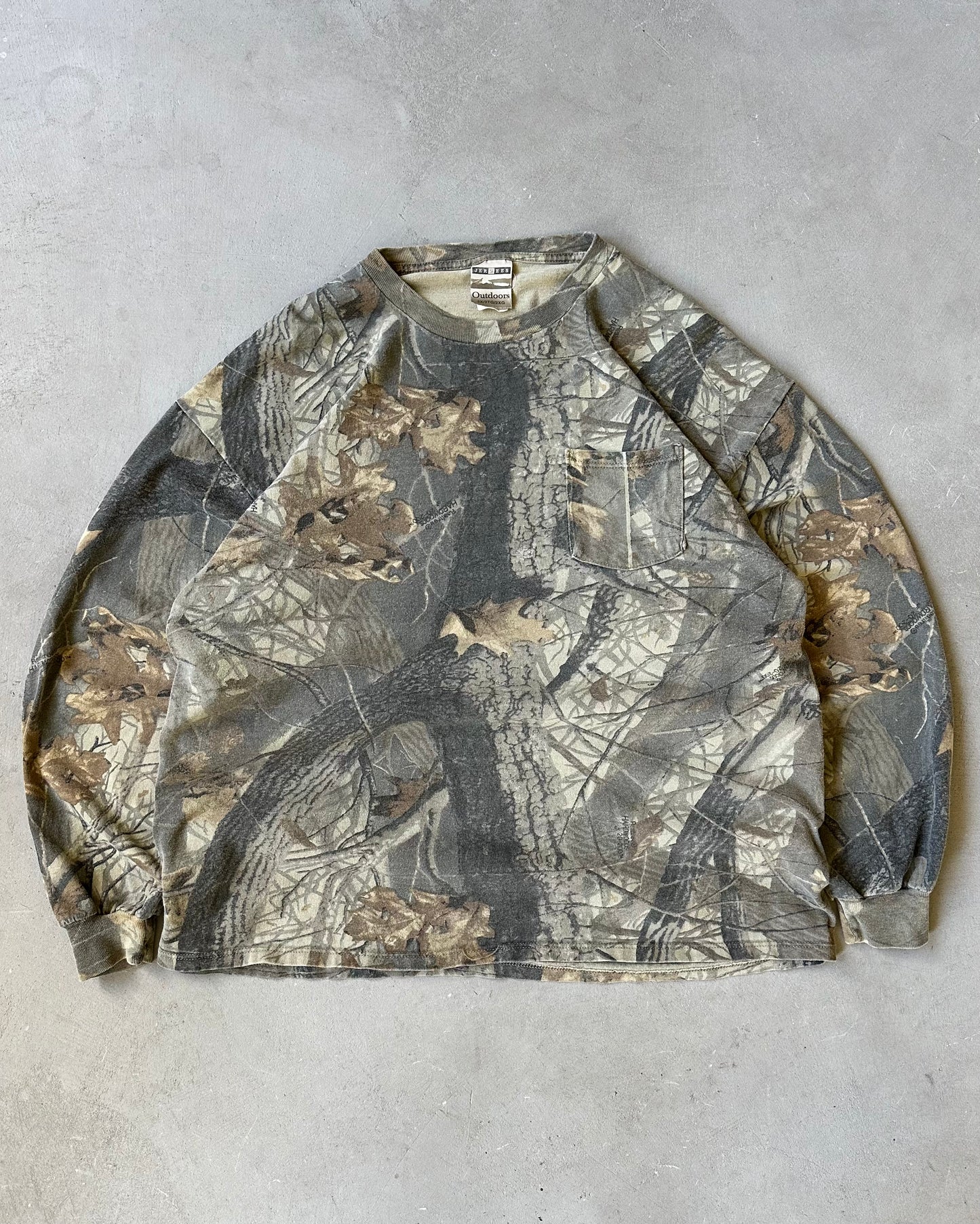 1990s - Camo Longsleeve - XXL