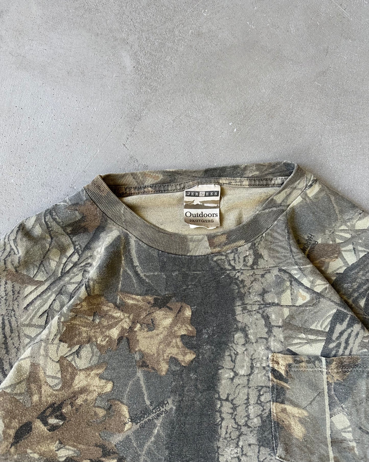 1990s - Camo Longsleeve - XXL