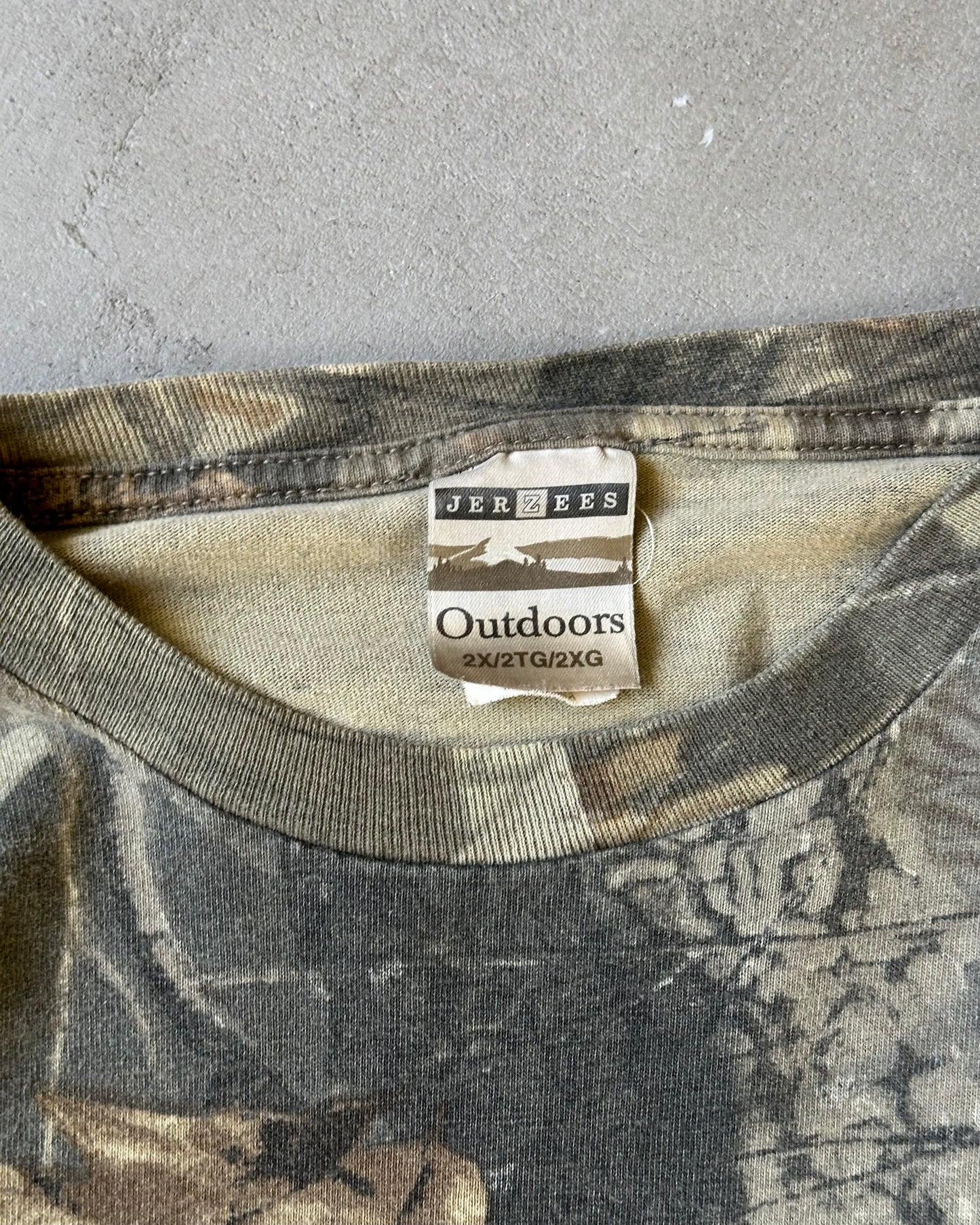 1990s - Camo Longsleeve - XXL