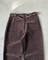 1980s - Porto Corduroy Women's Trousers - 28x32