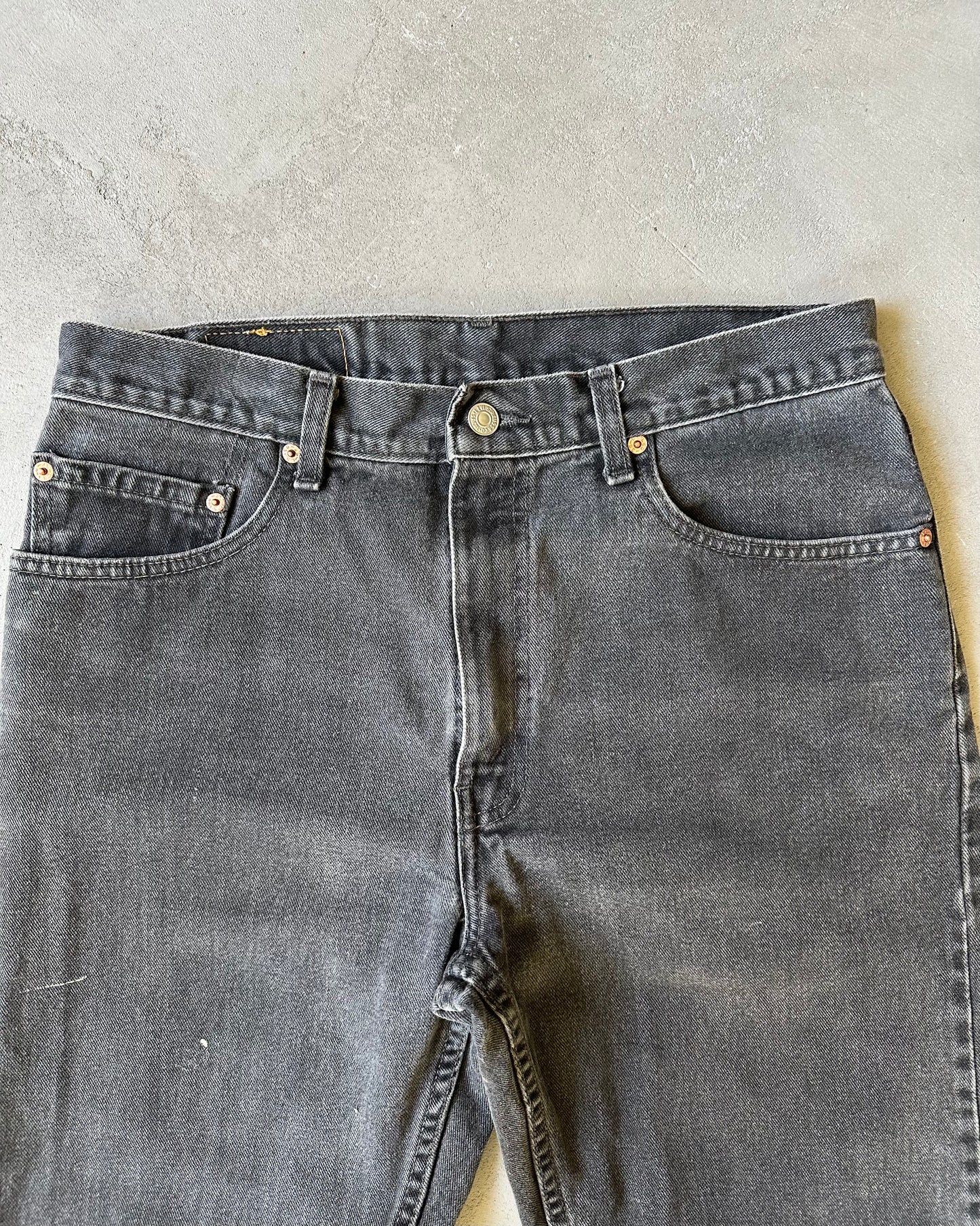 1990s - Faded Black 505 Levi’s Jeans - 34x31