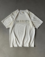 1990s - White "No Escape" T-Shirt - L