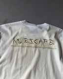 1990s - White "No Escape" T-Shirt - L