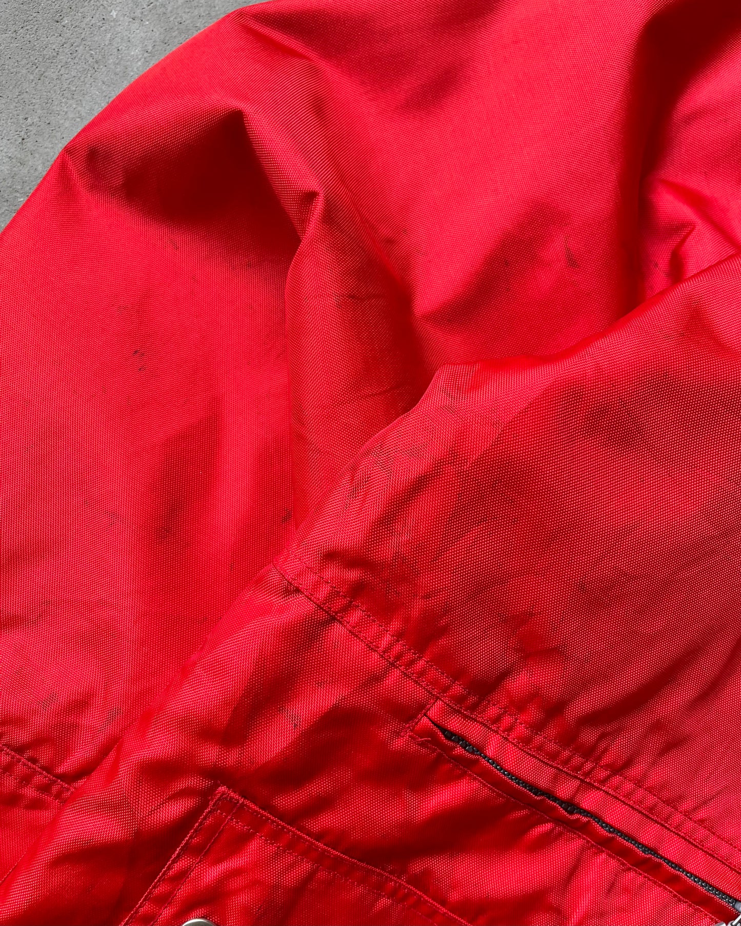 1990s - Red Marlboro Fireman Jacket - XL