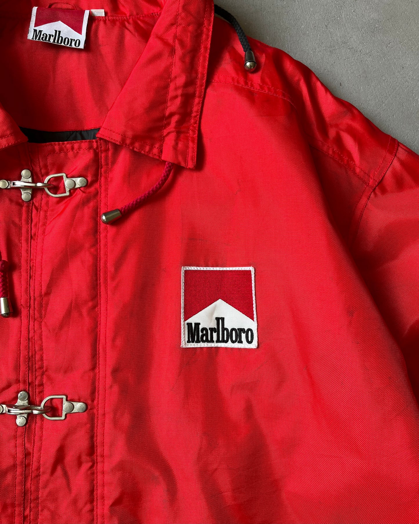 1990s - Red Marlboro Fireman Jacket - XL