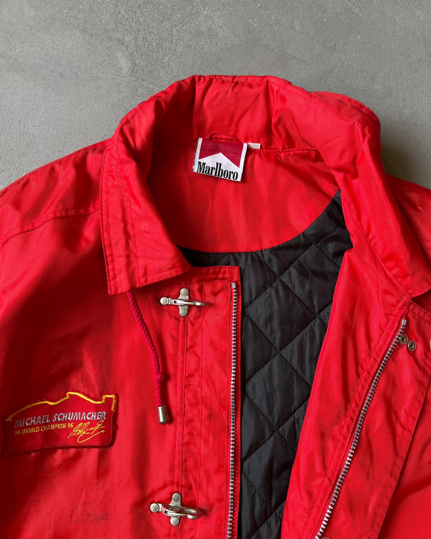 1990s - Red Marlboro Fireman Jacket - XL
