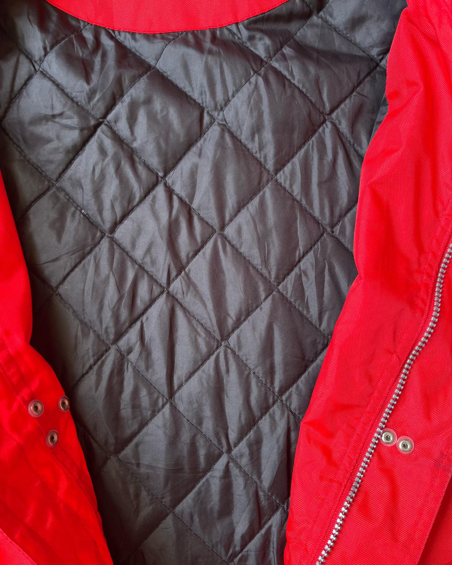 1990s - Red Marlboro Fireman Jacket - XL