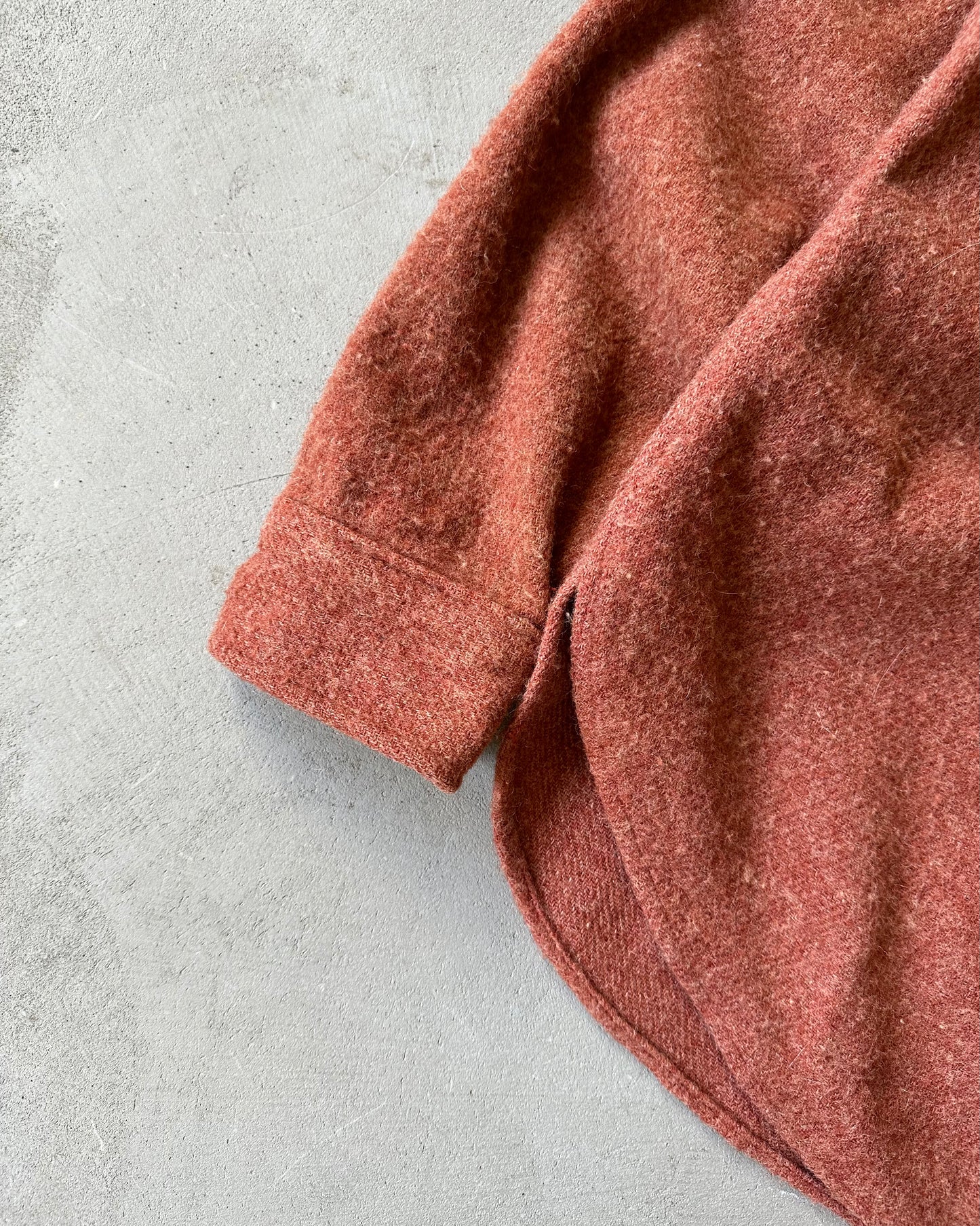 1980s - Brick Woolrich Wool Shirt - L