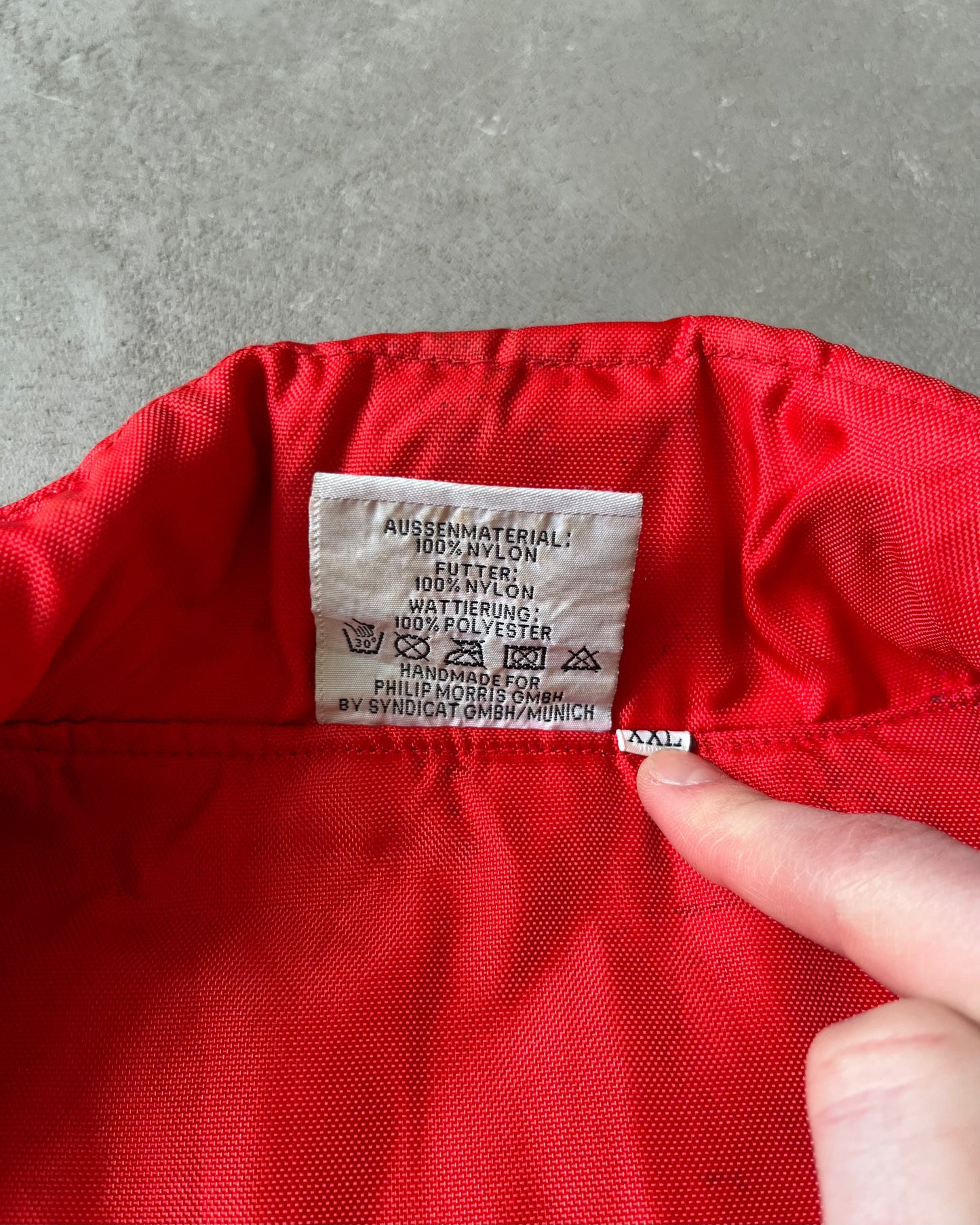 1990s - Red Marlboro Fireman Jacket - XL