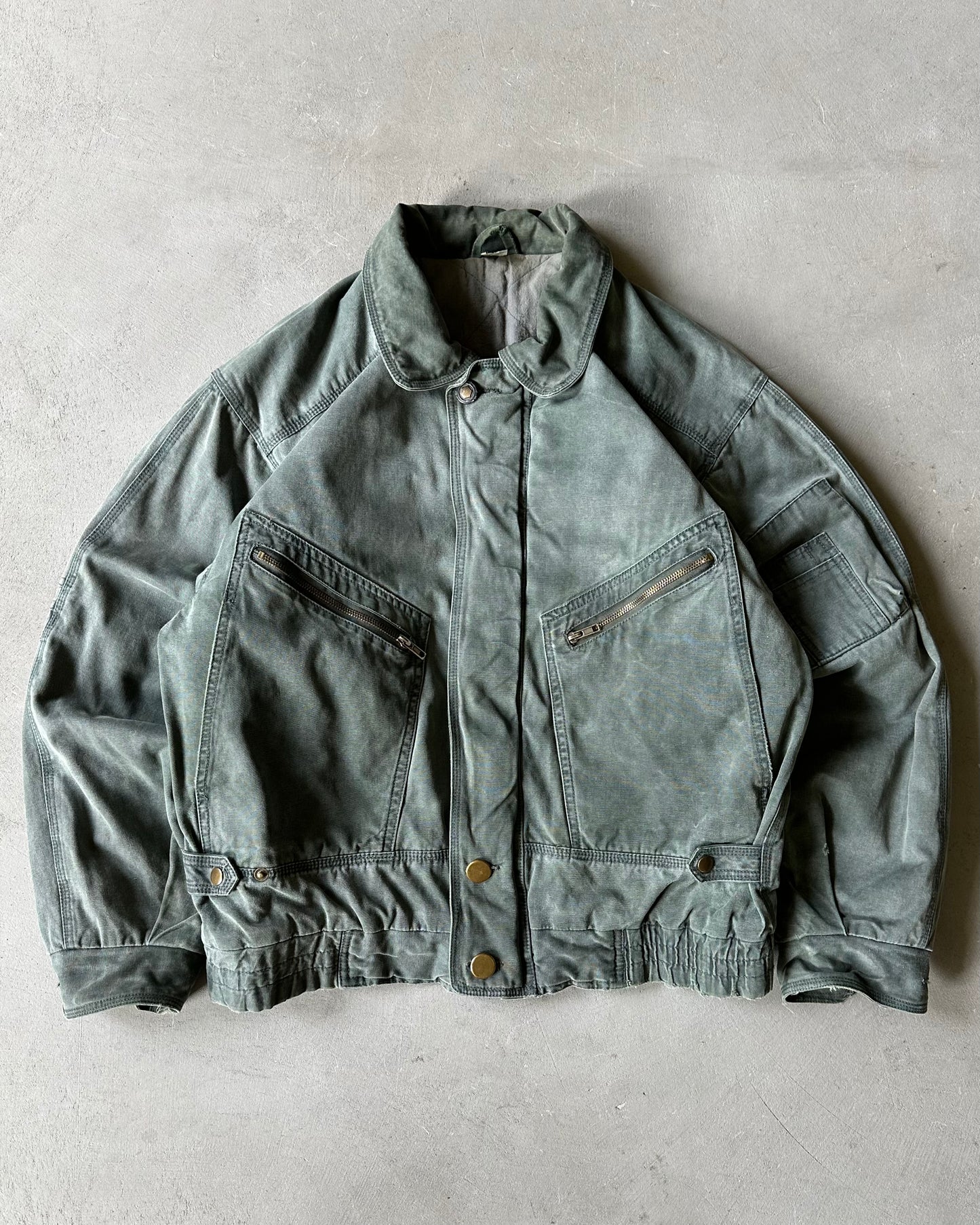 1980s - Green Utility Jacket - L/XL