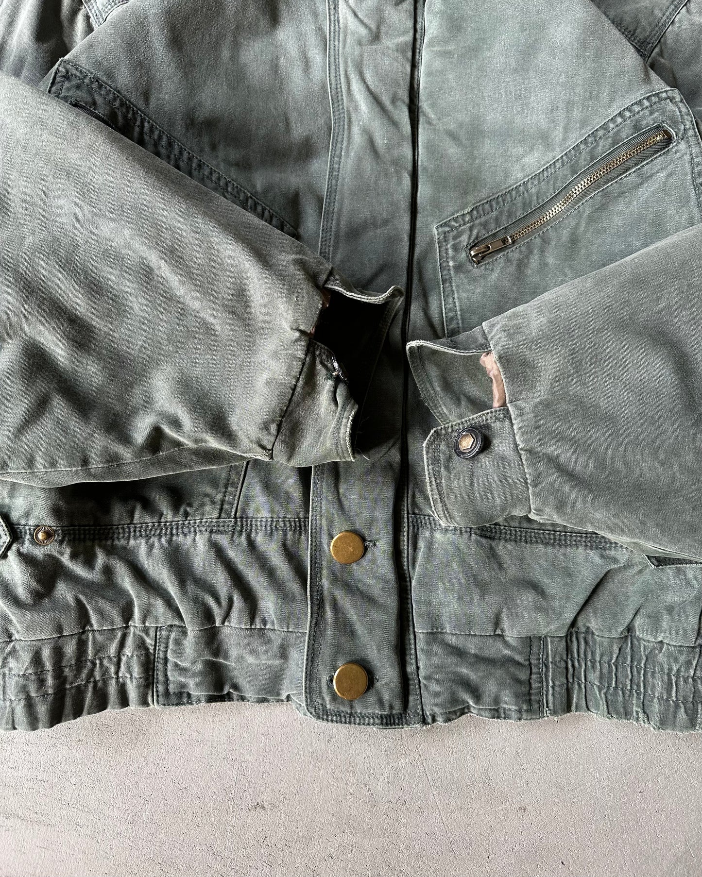 1980s - Green Utility Jacket - L/XL