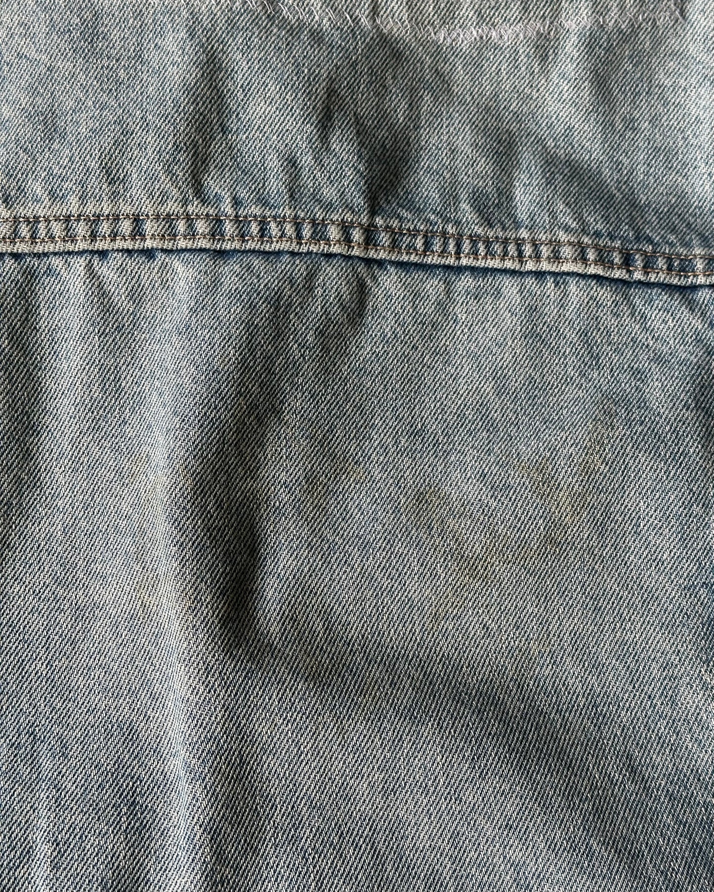 1980s - Distressed Calvin Klein Denim Jacket - L