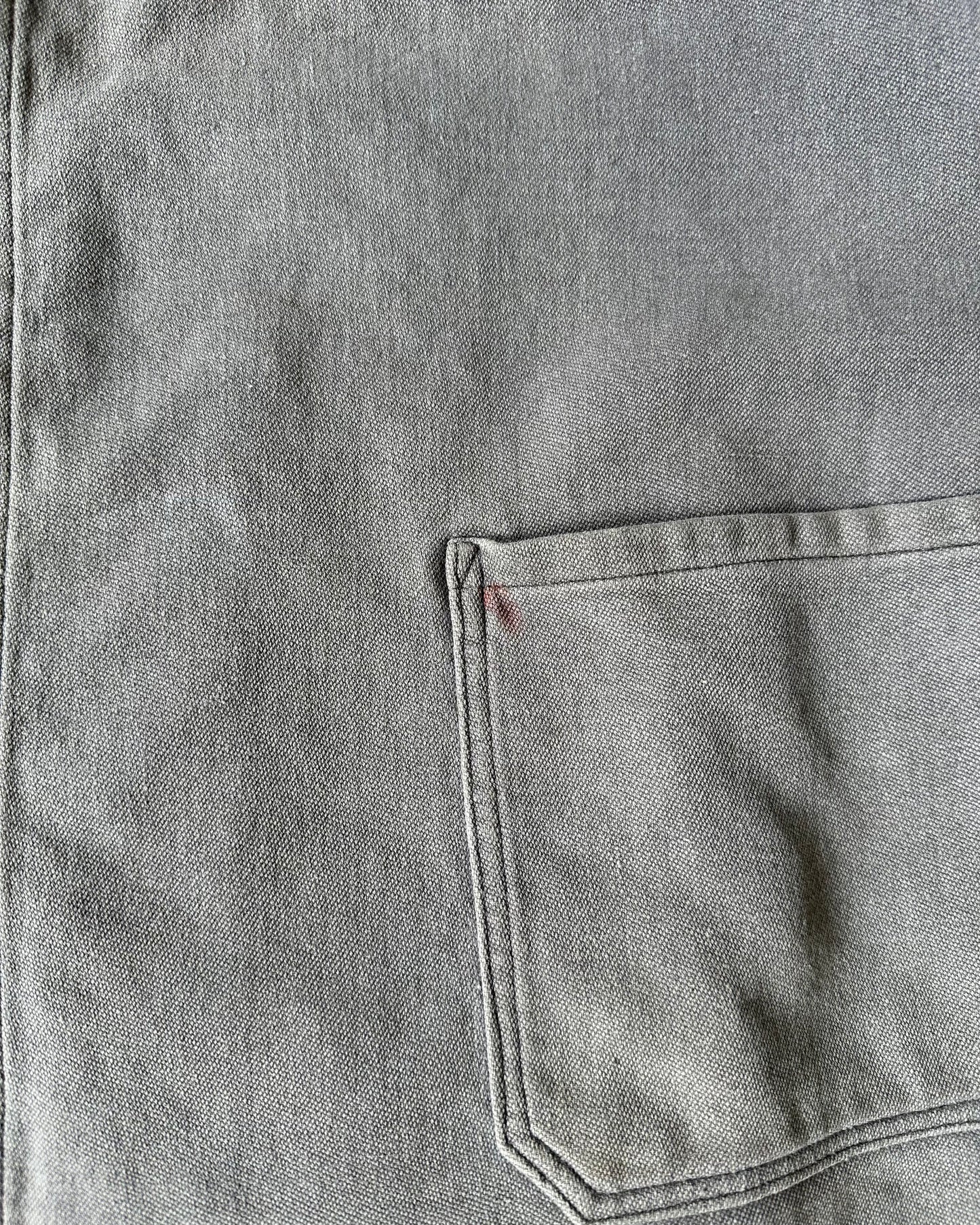 1970s - Faded Grey French Chore - M/L