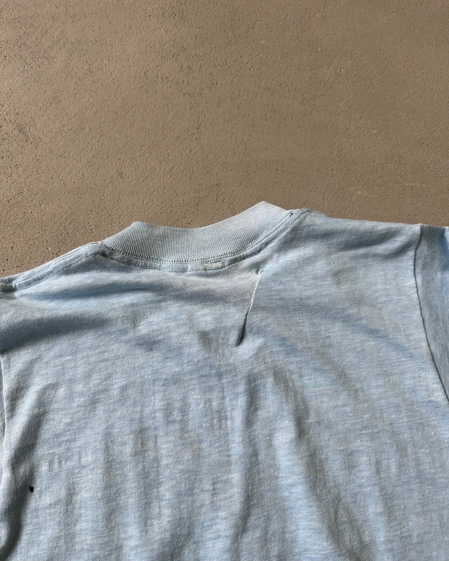 Années 70 - T-shirt « Coal Miners » bleu vieilli - (F)S