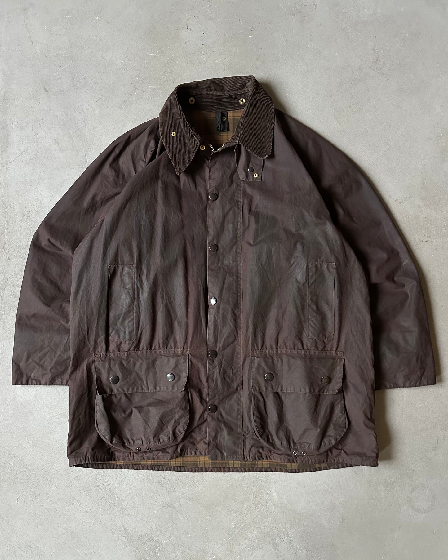 1990s - Brown Barbour Beaufort Jacket - 46
