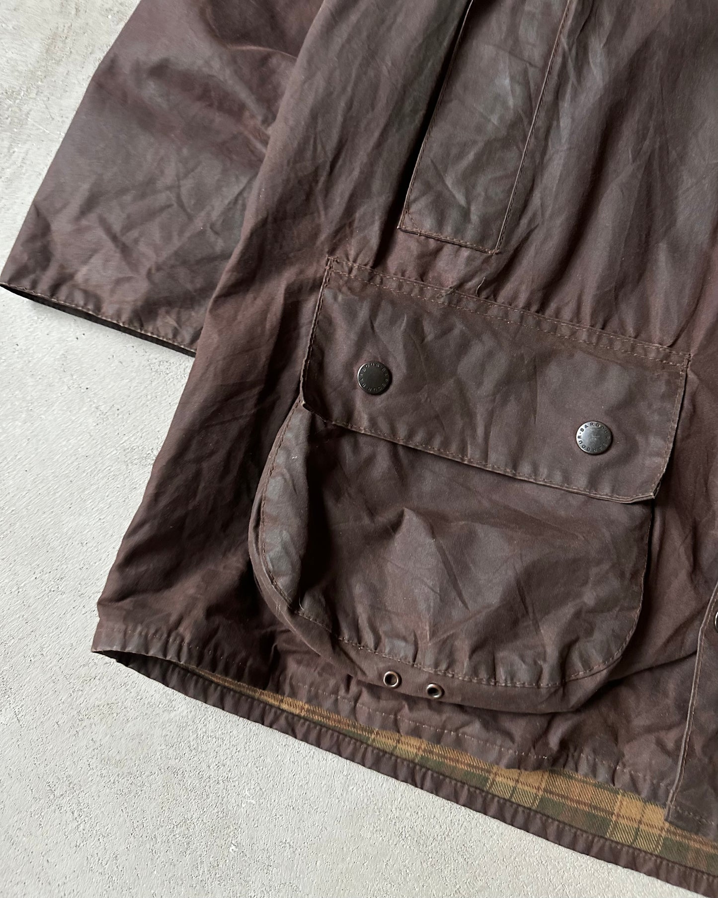 1990s - Brown Barbour Beaufort Jacket - 46