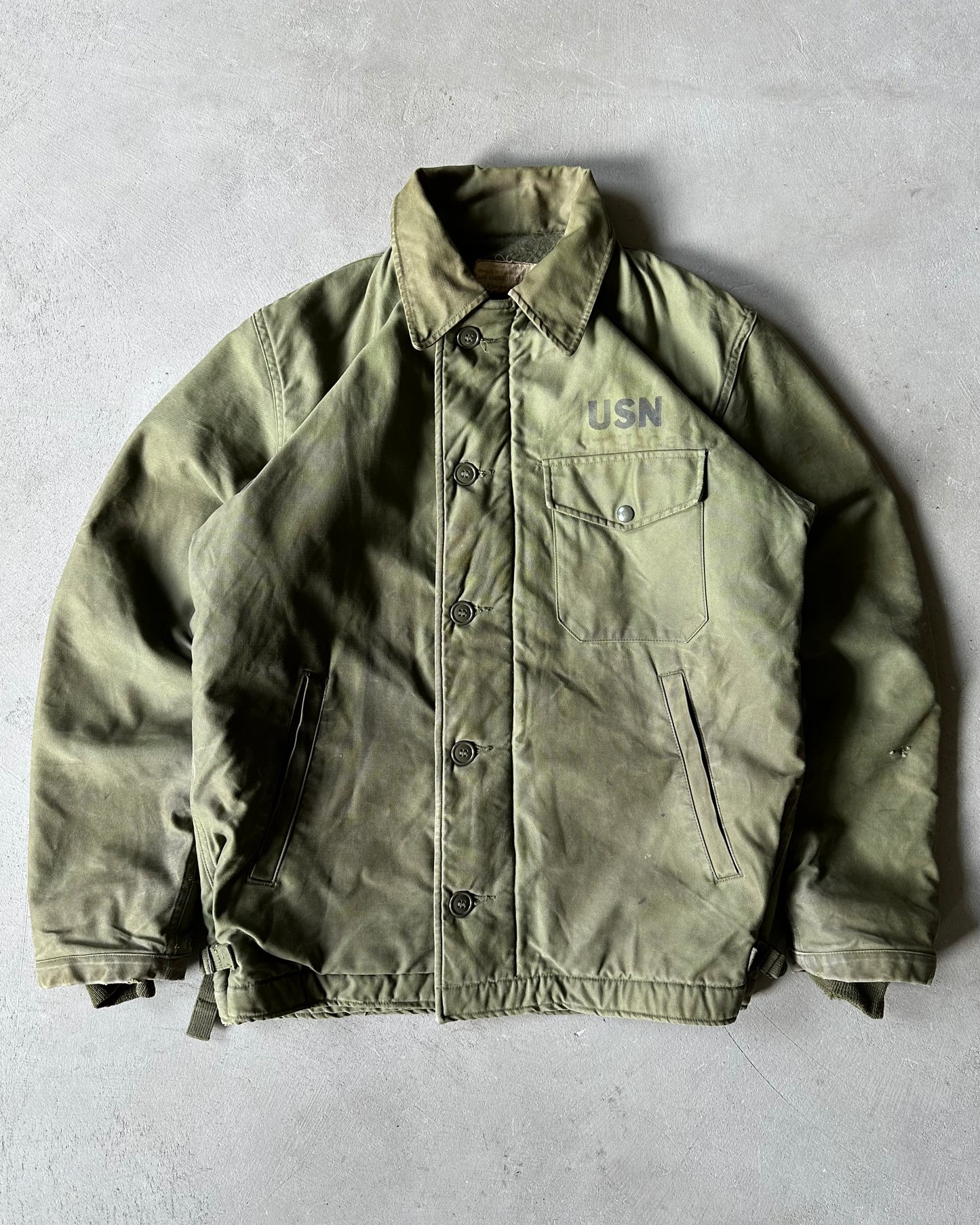 1960s - Green A-2 Deck Jacket - M