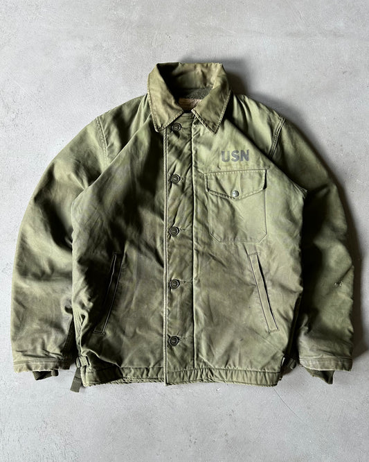 1960s - Green A-2 Deck Jacket - M