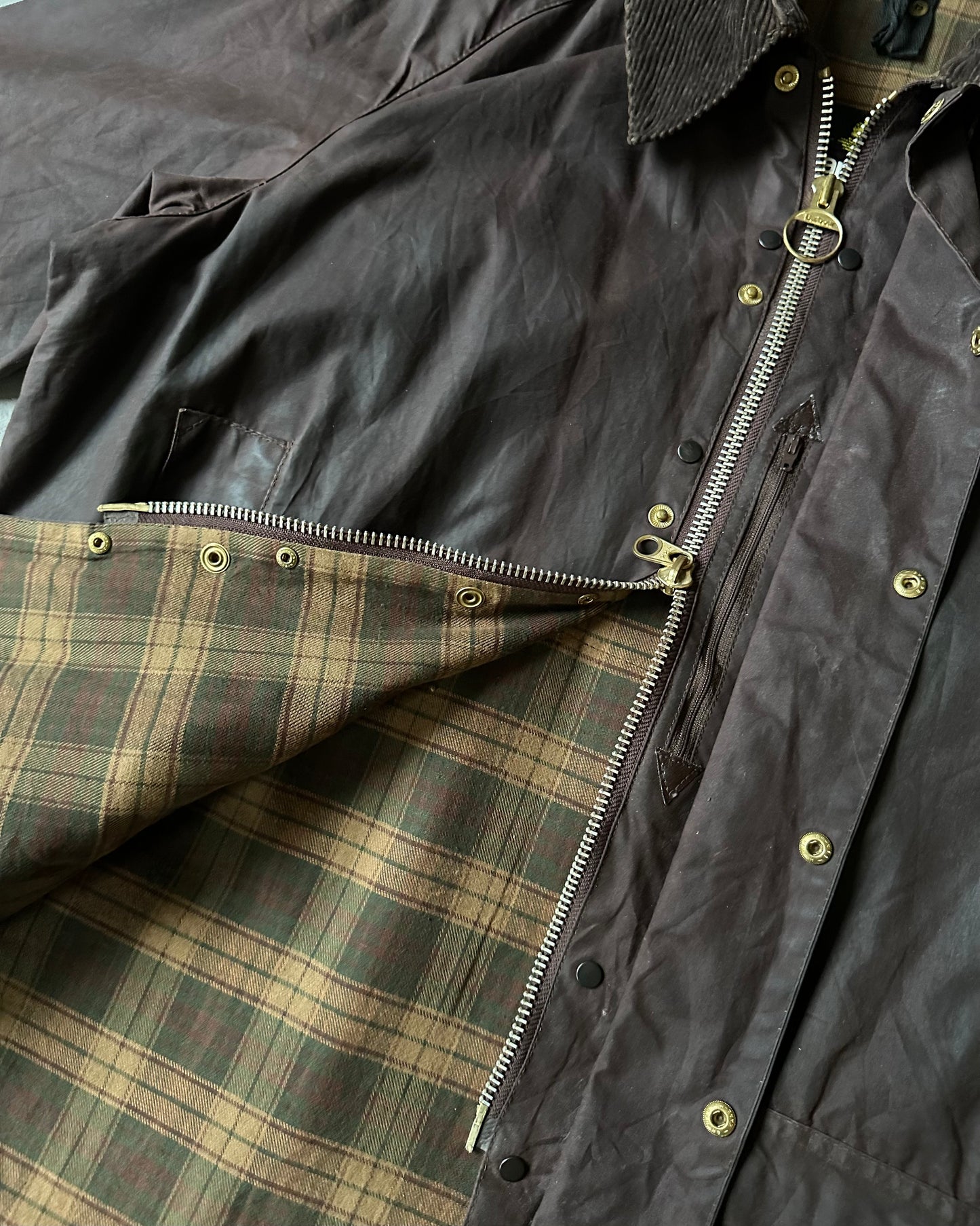 1990s - Brown Barbour Beaufort Jacket - 46