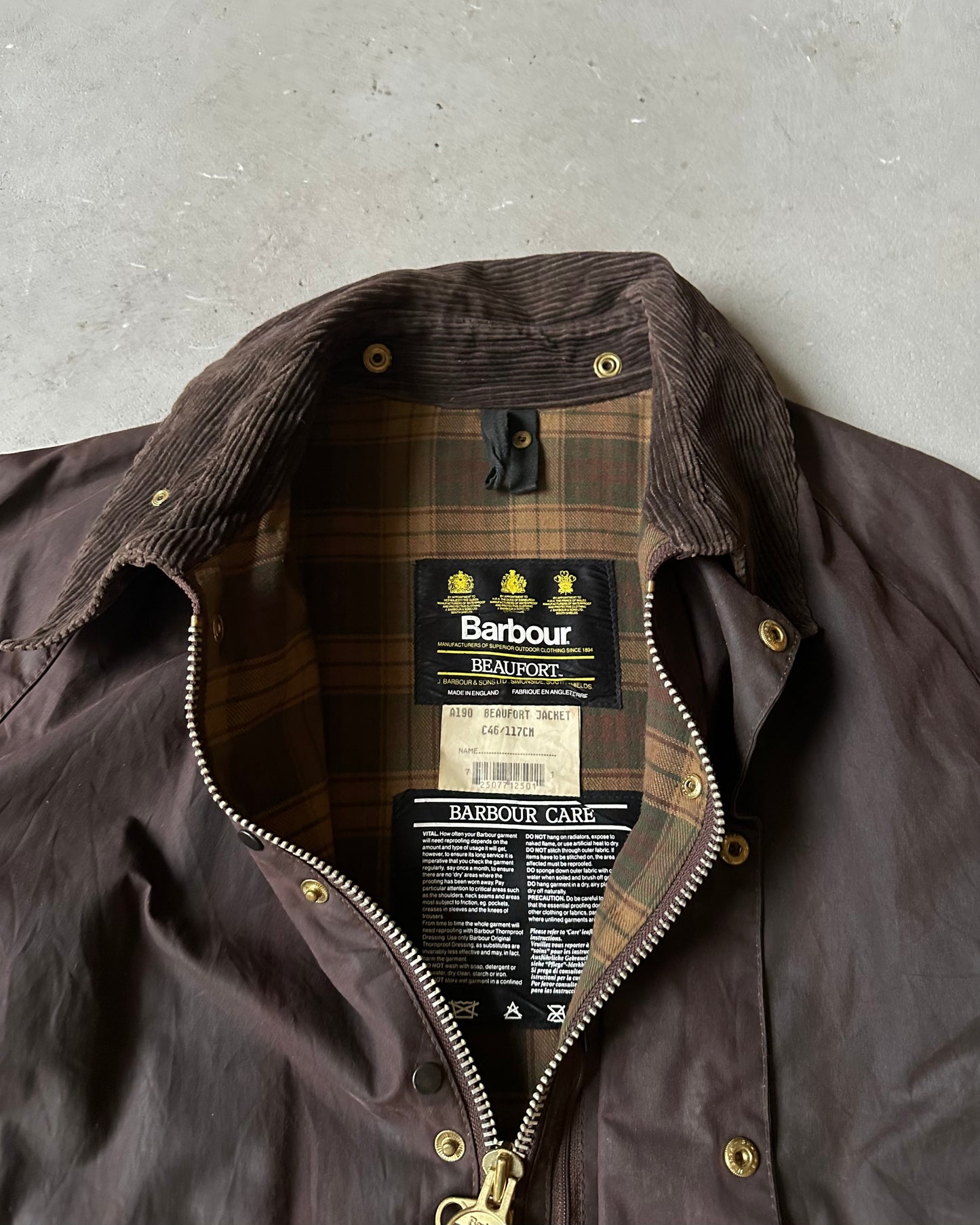 1990s - Brown Barbour Beaufort Jacket - 46