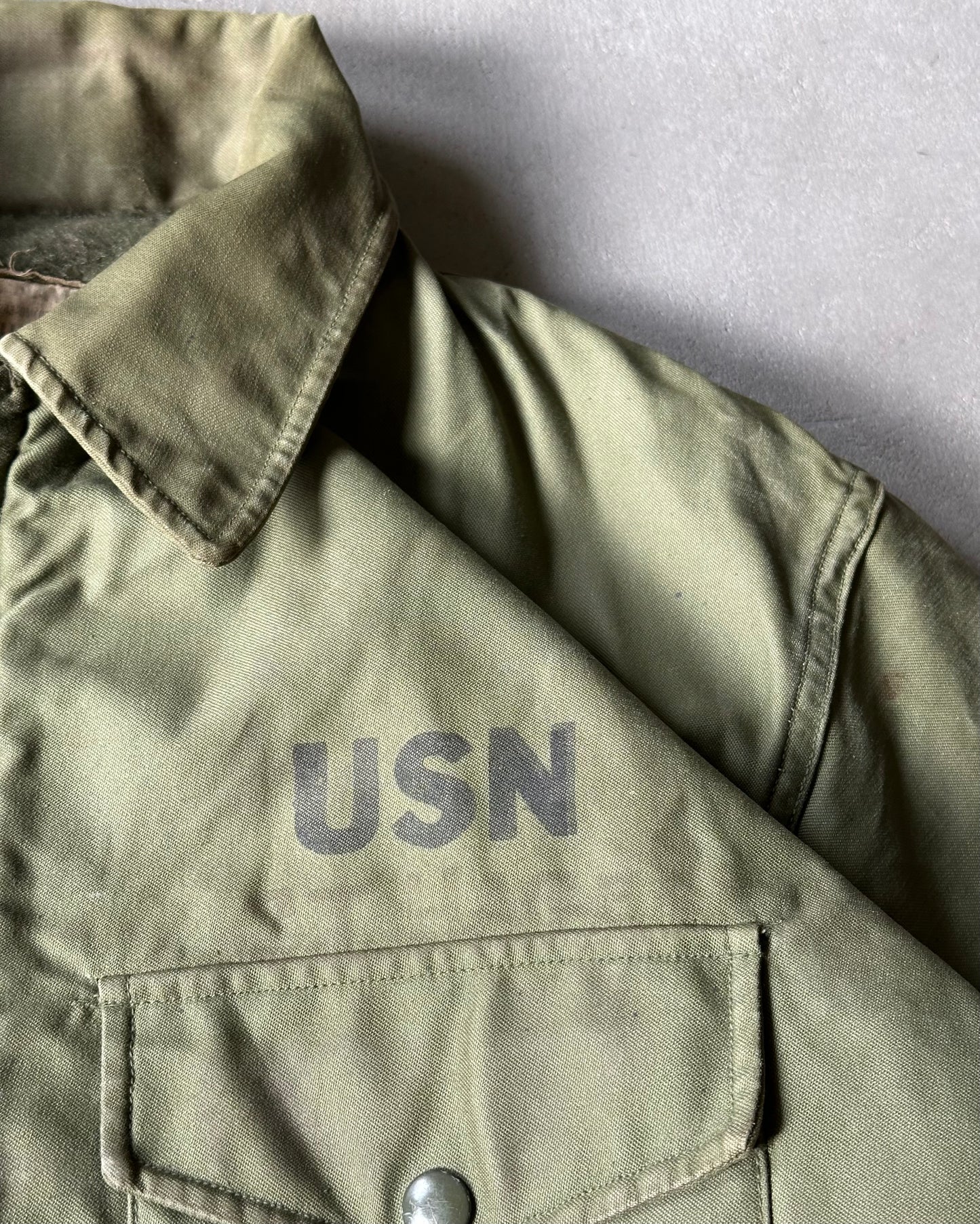 1960s - Green A-2 Deck Jacket - M