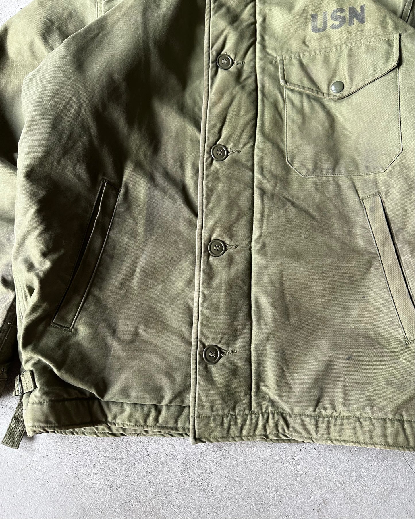 1960s - Green A-2 Deck Jacket - M