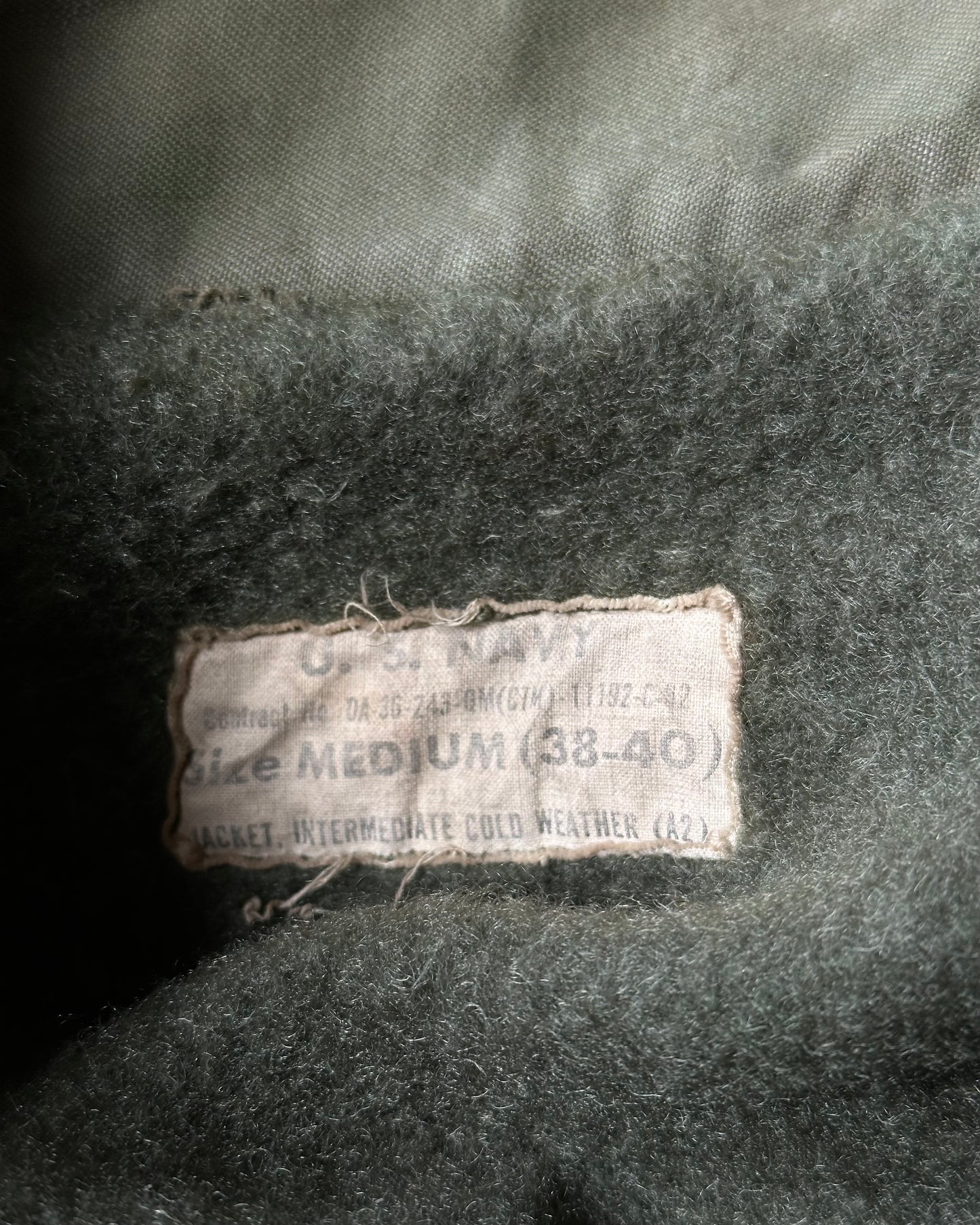 1960s - Green A-2 Deck Jacket - M