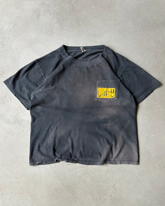 1980s - Faded Black Boot Hill T-Shirt - S/M