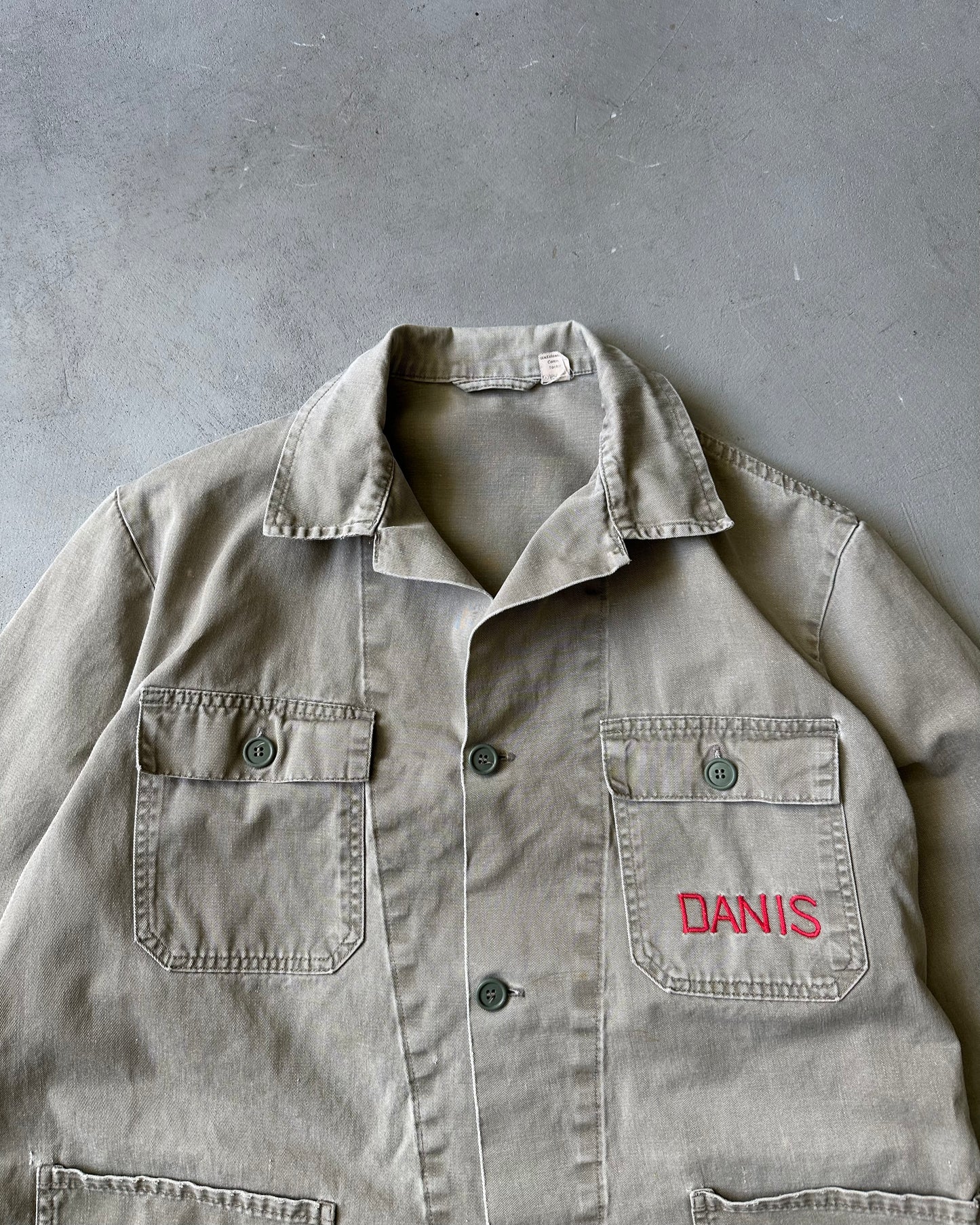 Années 1970 - Surchemise de travail DANIS - M