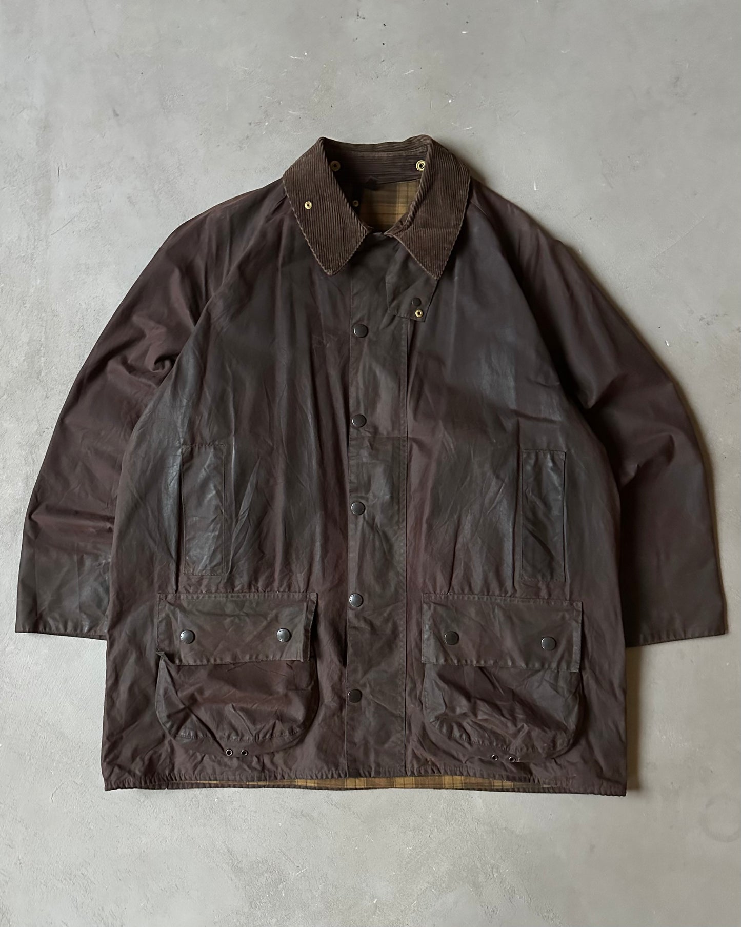 1990s - Brown Barbour Beaufort Jacket - 46