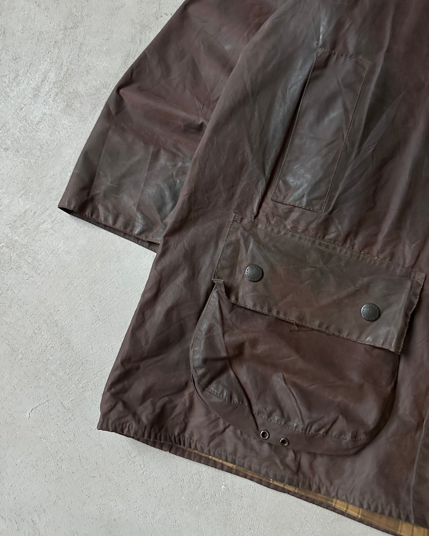 1990s - Brown Barbour Beaufort Jacket - 46