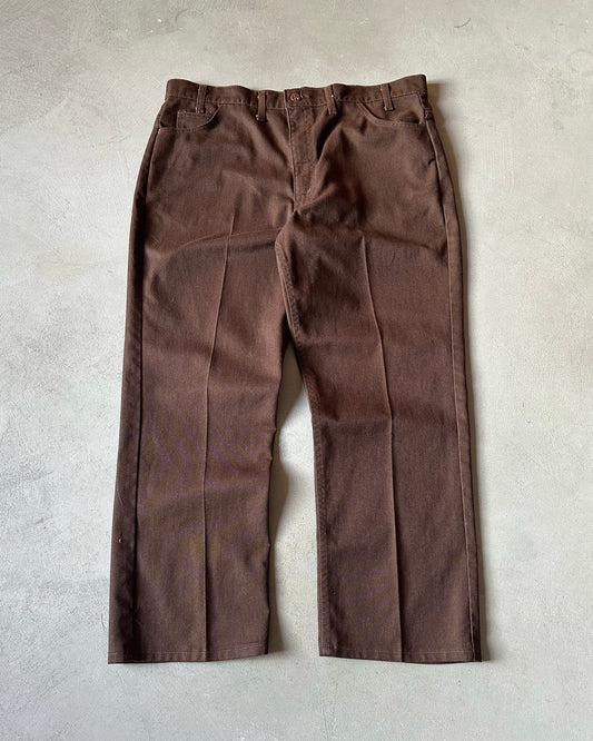 1980s - Brown Big Mac Work Pants - 38x29