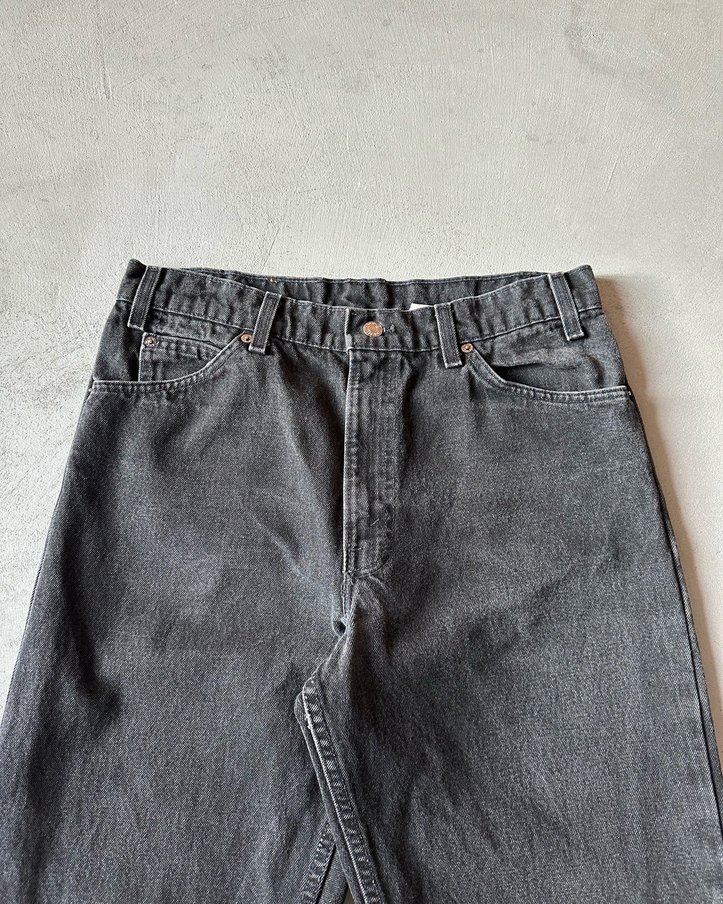 1990s - Black 550 Levi's Jeans - 33x35