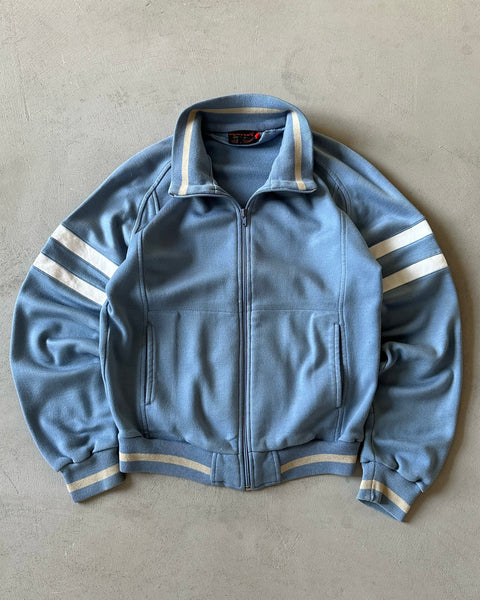 1980s - Light Blue Track Jacket - S
