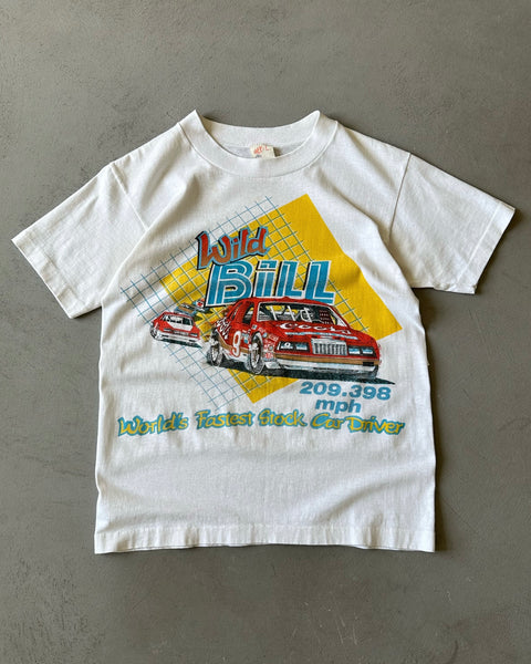 1990s - White "Wild Bill" T-Shirt - XXS