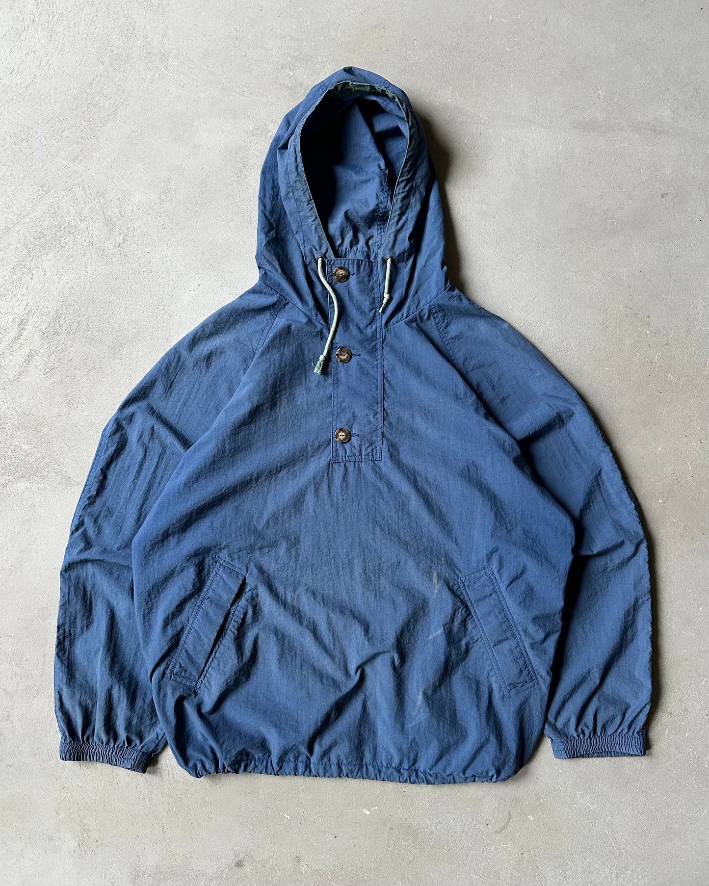 1990s - Distressed Navy GAP Anorak - XL
